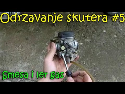 Skuter se guši kod dodavanja gasa