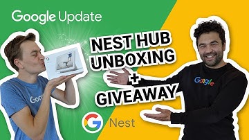 NEST HUB UNBOXING + GIVEAWAY! - Google Update 1.5