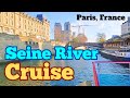 Seine river cruise in paris france  travel vlog and cruise tour