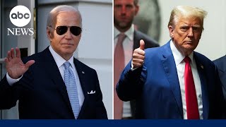 New ABC News\/Ipsos poll shows Trump and Biden neck-and-neck 6 months to election day