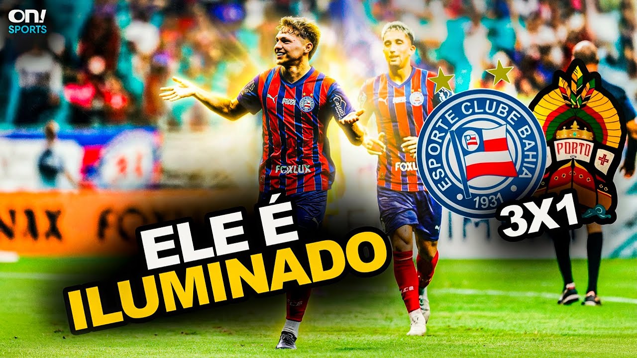 O BAHIA TA FAZENDO DO CAMPEONATO BAIANO UMA PRÉ TEMPORADA🔥DELL É BARRIL - BAHIA 3 X 1 PORTO ANALISE