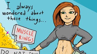 Muscle Rings (Extreme Female Muscle Growth Animation)