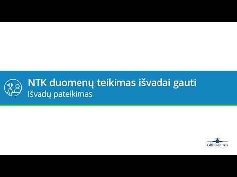 NTK duomenų teikimas išvadai gauti – Išvadų pateikimas