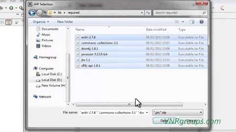 Adding Libraries to Java Project in Eclipse IDE