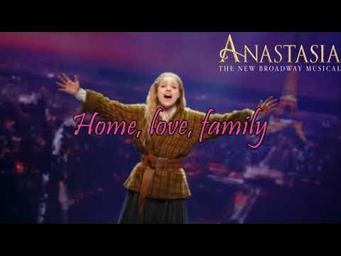 journey to the past lyrics anastasia musical
