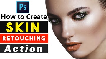 Skin Retouching Automatic 1-Click Magic Photoshop Actions