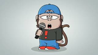 voice. tooner monkey with microphone sings fnaf song