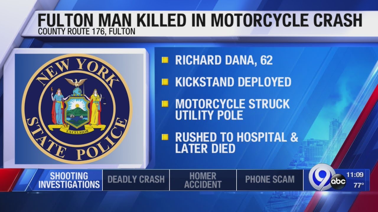 Fulton man killed in motorcycle crash - YouTube