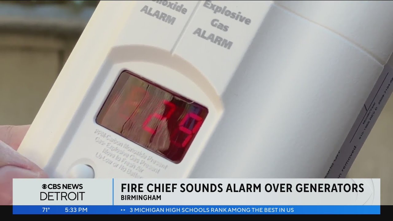 Birmingham fire chief sounds alarm over generators - YouTube