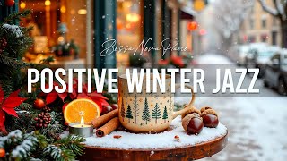 Download Lagu Positive Winter Jazz Cafe ☕ Happy Morning Jazz Music \u0026 Bossa Nova Instrumental for Study, Work MP3