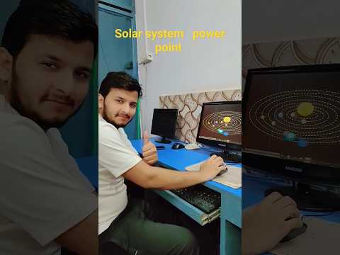 solar system power point #solarsystem #powerpoint   How to create solar system