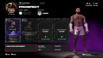 Ufc Online Career!! PS5!!!