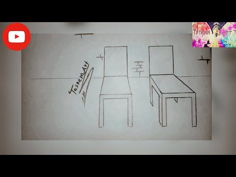 الرسم المعماري المنظور الهندسي How to draw perspective - YouTube