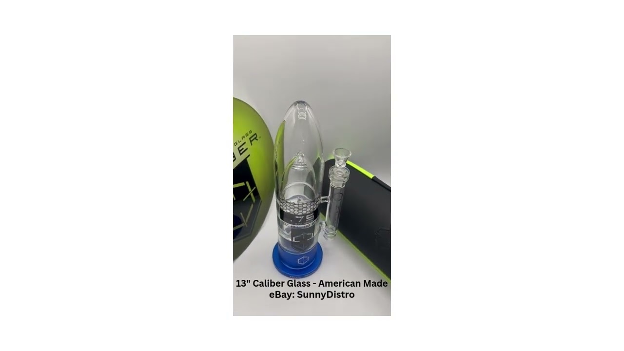 American Made 13" Glass Bong | Thick .75 Caliber Water Pipe on eBay - SunnyDistro