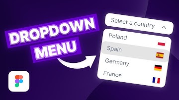 Animated Dropdown Menu in Figma With Variables | Figma Tutorial