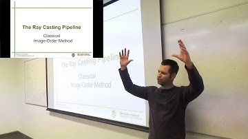 Visualization Lecture 12: The Ray Casting Pipeline, Ray Sampling Techniques, Early Ray Termination