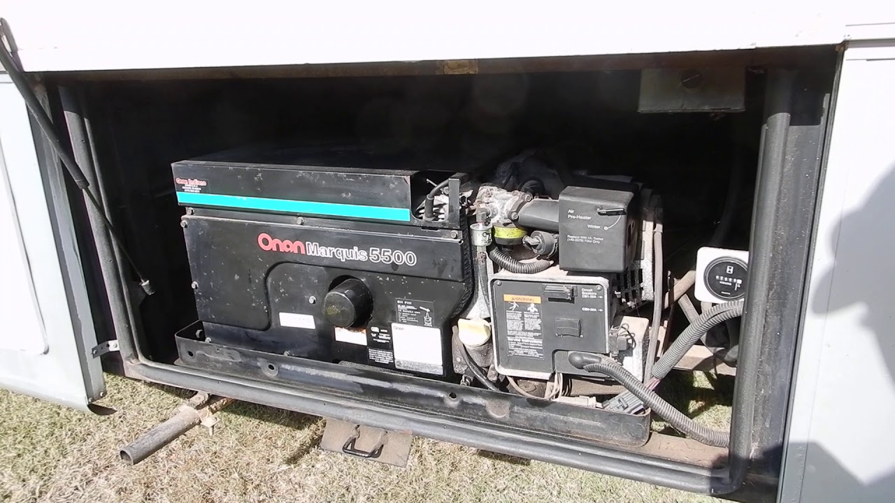 Onan Marquis 5500 Generator - YouTube