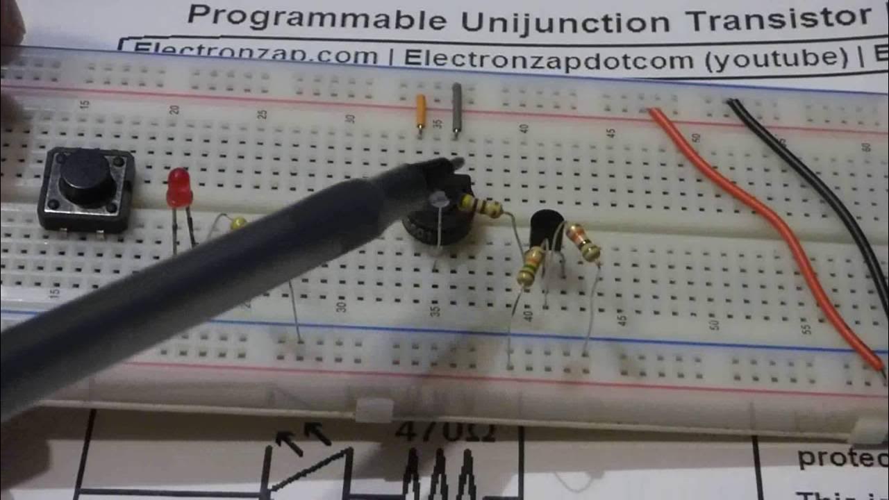 Programmable Unijunction Transistor PUT 2N6027 demonstration circuit