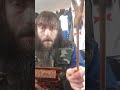 Keith Constant @The9question Brushing Camera Frame with Gator Wand and Tome with stuff on My Mind