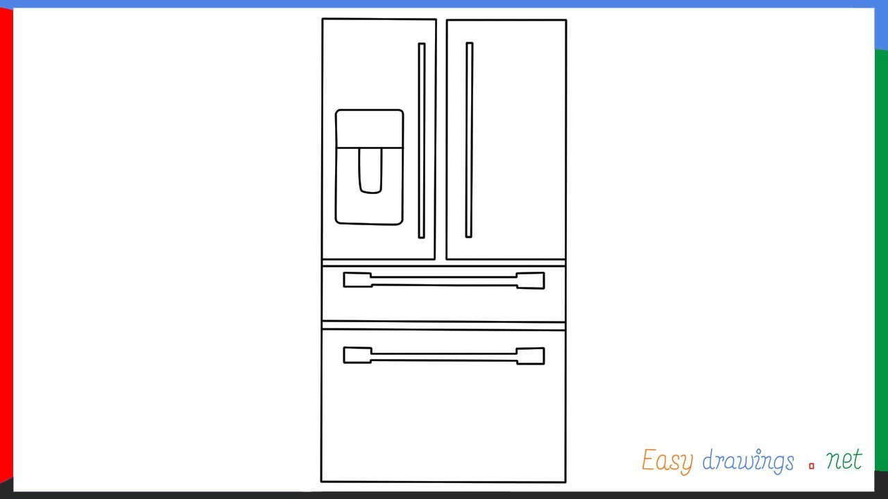 How to Draw a Refrigerator