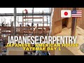 Building a japanese  american house  tatemae day 1  timber framing with japanese joinery