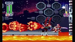 Megaman X4 100% Zero Walkthrough Part 12 Final 1-2 All Mavericks
