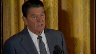 President Reagan Remark's with Regional Broadcasters in the East Room on September 21, 1983