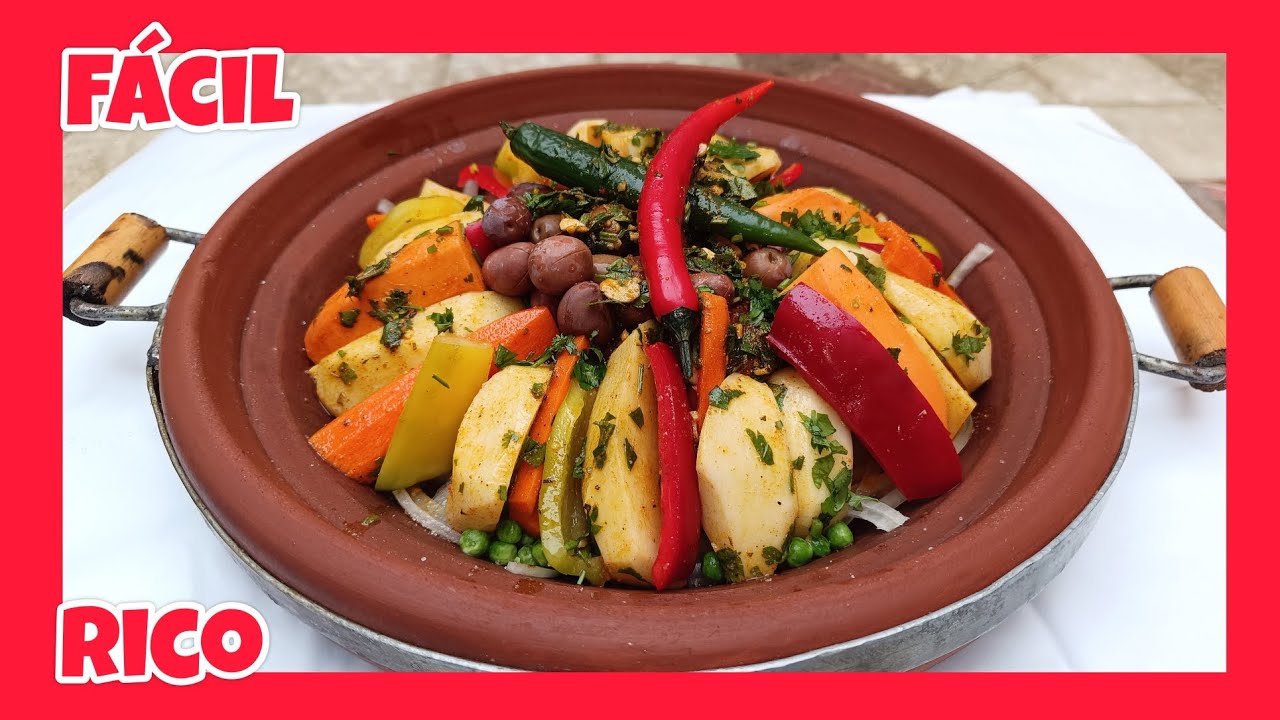 TAJINE DE CARNE Y VERDURAS #tajine #marruecos #receta 