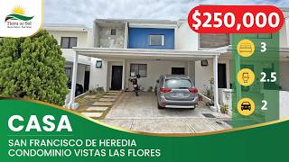 Casa en venta en Condominio Vista Las Flores en San Francisco de Heredia
