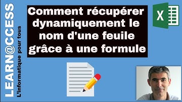 Excel  - Comment afficher le nom d