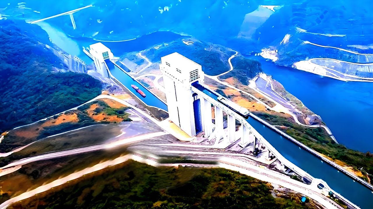 The Mega project That Even the US Fears! China Built a Ship Lift to Take Ships Over Mountains
