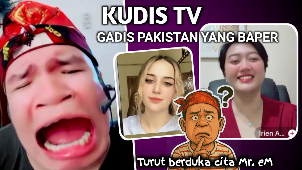 Gadis pakistan baper juga turut berduka cita Mr. Em