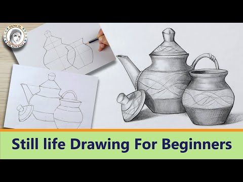 how to draw | Still life drawing for beginners | draw | رسم | رسم سهل | قلم رصاص | رسم طبيعة صامتة