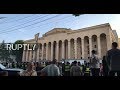 LIVE: Anti-government protests in Tbilisi continue for second day