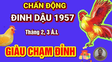 🔴 Tiên Tri Chấn Động Cuộc Đời ĐINH DẬU 1957 BỀ TRÊN BAN LỘC Tiền Tỷ Về Tay Cực Giàu Tháng 2, 3 ÂM