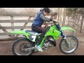 PROBANDO LA DOS TIEMPOS (KAWASAKI KX 125CC.)