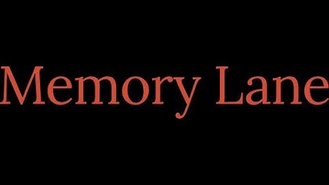 Memory Lane Overview