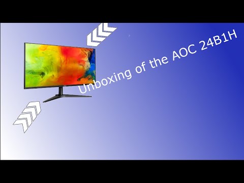 Unboxing/Review of the AOC 24B1H