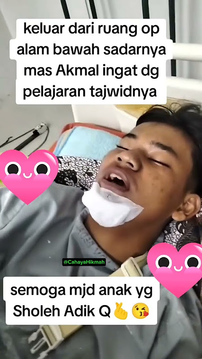 Subhanallah..., Ingat Tajwid Saat Sadar dari Operasi..!! #santri #anaksoleh#motivasiislam #shorts