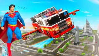 Fire truck  simulator game 2021   Android gameplay #2 screenshot 4