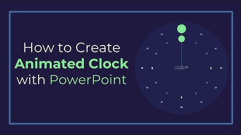 How to create an animated clock with PowerPoint | @advanceuserbd#animated #clock #powerpoint