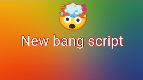 New bang script Arceus x script