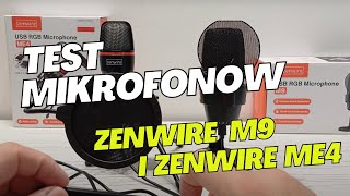Zenwire M9 Vs Me4 Test Dwóch Mikrofonów Usb Do Streamingu, Podcastów I Wideokonferencji