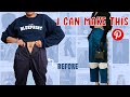 DIY my dream Pinterest wardrobe! | how to UPSIZE &amp; SHORTEN pants