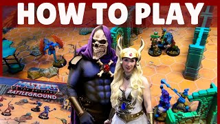 How to Play! He-Man Masters of the Universe Battleground Battle Report