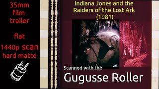 Indiana Jones and the Raiders of the Lost Ark (1981) 35mm film trailer, flat hard matte, 1440p