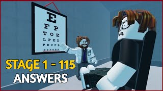 Roblox Eye Test All Answers [Stage 1 to 115]