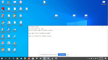 how to install wget in windoes system,