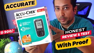 100% Accurate with Proof | Most Accurate Glucometer in India | Accu Check Active Review & Test screenshot 4