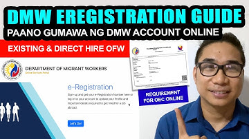 DMW Eregistration Tutorial 2025 | POEA OEC Online Balik Manggagawa 2025 DMW Ereg Tutorial PART 1